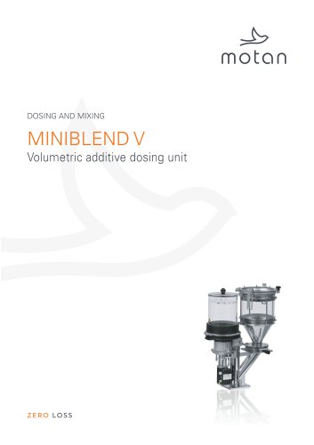 MINIBLEND V Volumetric additive dosing unit