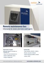 Remote maintenance box Information for motan-colortronic south agents