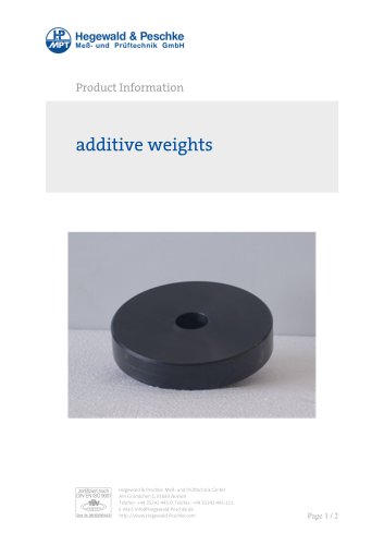 additive weights