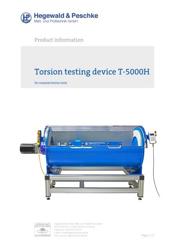 Torsion test machine