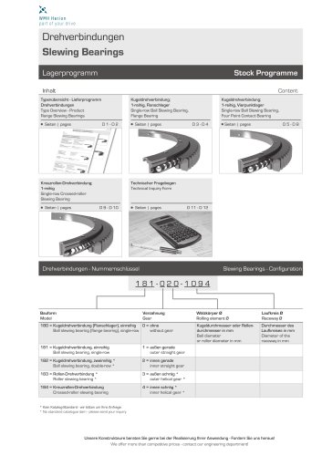 Slewing Bearings 2014