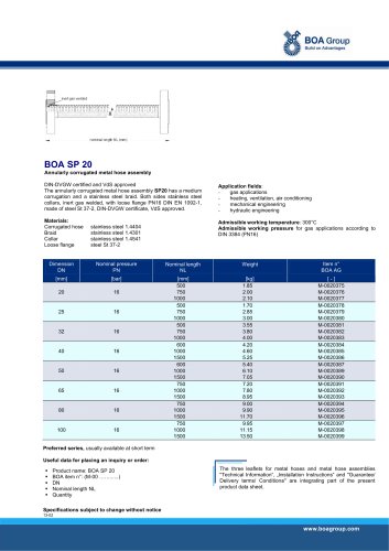 BOA  SP 20