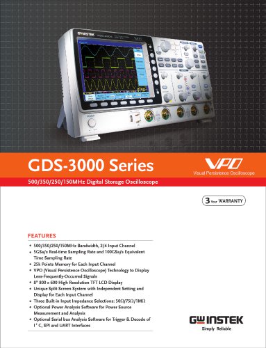 GDS-3000 Series Brochure