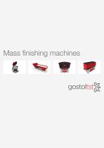 Mass finishing machines