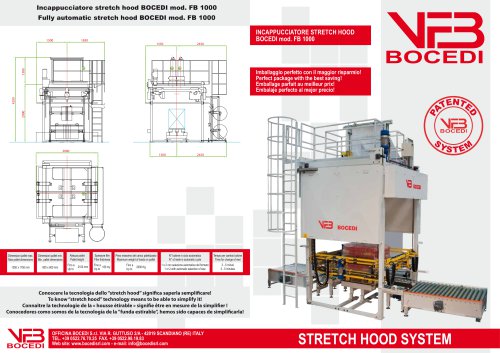 Stretch Hooder FB 1000 with patented systems