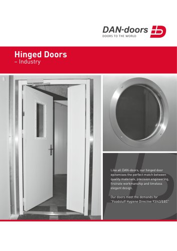 Hinged Doors - Industry