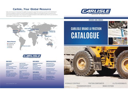 CARLISLE BRAKE & FRICTION CATALOGUE