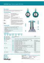 Elastomer-lined butterfly valve Desponia plus - 1