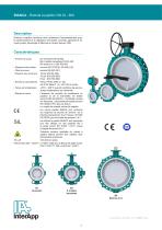 PTFE-lined butterfly valve Bianca datasheet - 1