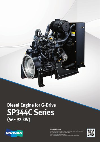 Diesel Engine for G-Drive SP344C Series