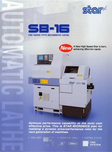 SB-16C - CNC Automatic Lathe