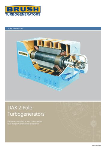 DAX 2 pole turbogenerator