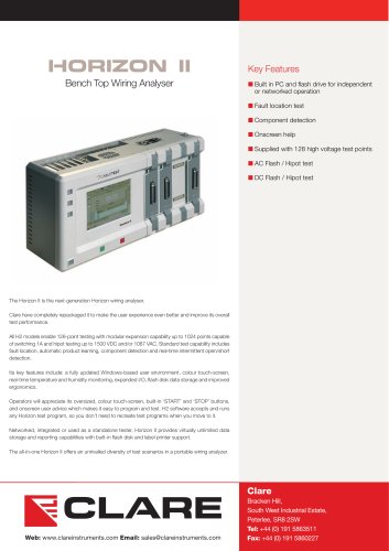 Clare Horizon II Datasheet