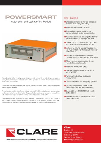 Clare PowerSmart Datasheet