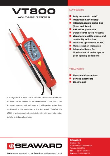 VT800 Datasheet