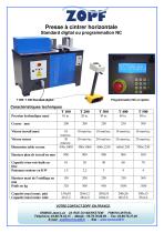 presse à cintrer T100 - T500