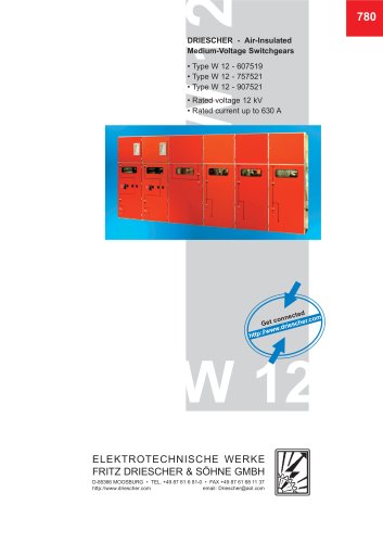 12 kV Switchgear Type W 12