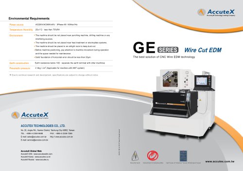 GE SERIES Wire Cut EDM