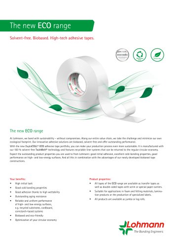 new ECO range