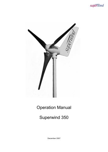 Manual Superwind sw 350