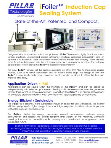 Foiler™ Induction Cap Sealing System