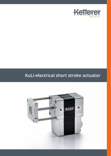 KuLi - Electrical short stroke actuator