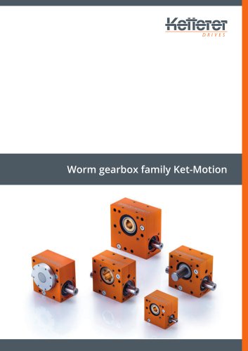 Worm gearbox family Ket-Motion