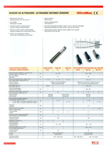 ULTRASONIC SENSORS