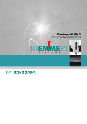 Technical data regarding FP series engraving minicentres.