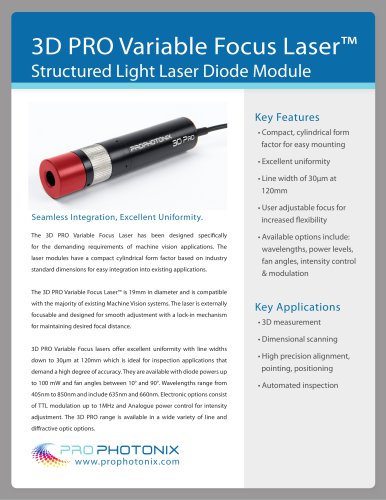 3D Pro Variable Focus Laser