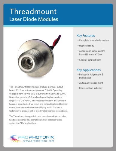 OEM Laser Threadmount Modules