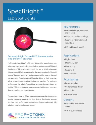 SpecBright? LED Spot Lights