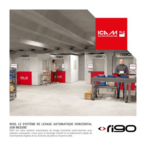 RIGO - le syst&egrave;me de levage automatique horizontal 