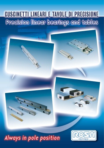 Linear bearings catalogue