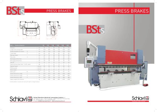 Press brakes BSt