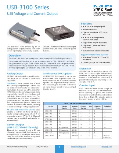 USB-3100 Series