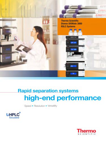 Rapid separation systems   high-end performance