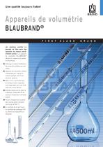 Appareils de volumétrie BLAUBRAND® - 1