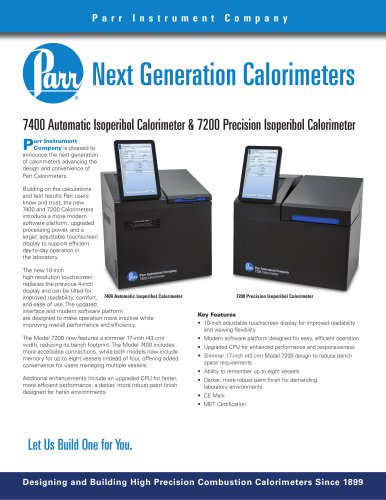 7000MB Next Generation Calorimeters