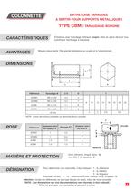 Catalogue Goujons et colonnettes - 5