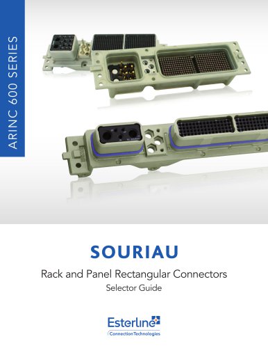 ARINC 600 (SB 600) Rack and Panel Rectangular Connectors