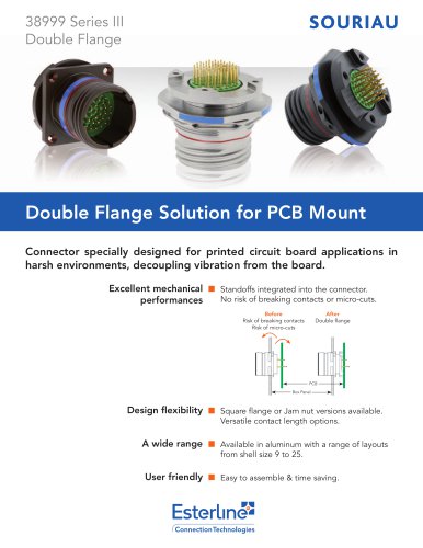 Double Flange Solution for PCB Mount