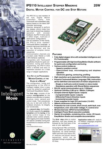 IPS110 INTELLIGENT STEPPER MINIDRIVE