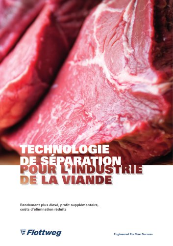 Technologie de séparation pour l’industrie de la viande