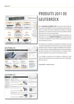 GEUTEBRÜCK - Apperçu des produits 2011 - 3