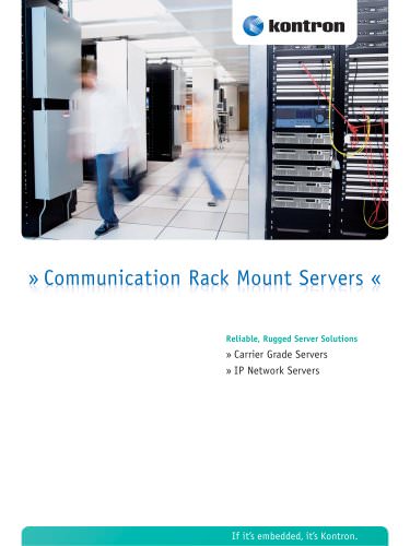 Communication Rack Mount Servers Brochure 2010/2011