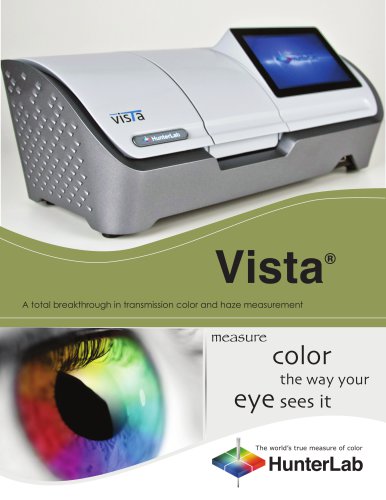 Vista Transmission and Haze spectrophotometer