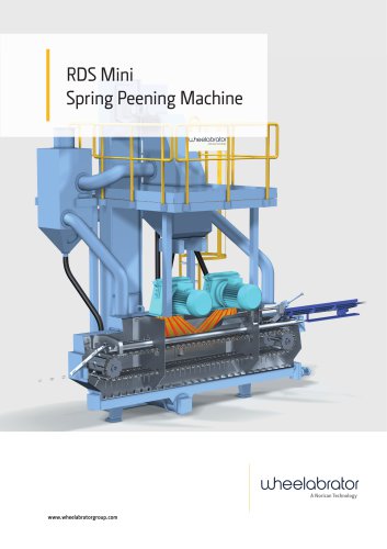 Wheelabrator RDS Mini Spring Peening Machine