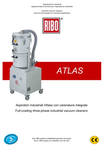 # ATLAS sereis three-phase full-cowling industrial vacuum cleaners