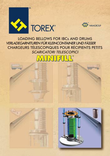LOading Bellows for  IBC and Drums MINIFILL Bruchure